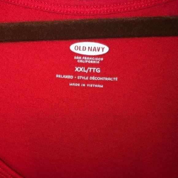 Old Navy XXL red vintage tank top from 2015 American Flag - Picture 7 of 10